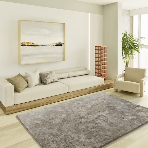 Pelēkbēšs paklājs 140x200 cm Roma – Universal-image-1