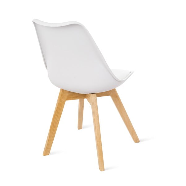 2 baltu krēslu komplekts ar dižskābarža kājām Bonami Essentials Retro-image-3