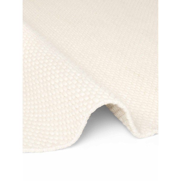 Krēmkrāsas ar rokām darināts vilnas apaļš paklājs ø 160 cm Lyon Beans – Elle Decoration-image-4