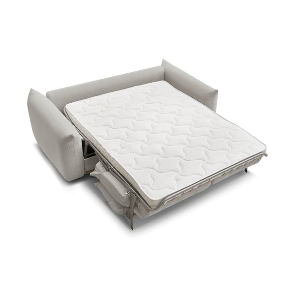 Gaiši pelēks salokāms dīvāns 214 cm Ernest – Bobochic Paris-image-4