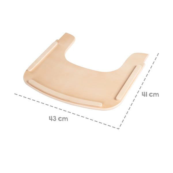 Dabīga toņa bērnu barošanas krēsla paplāte Sit Up Flex – Roba-image-3