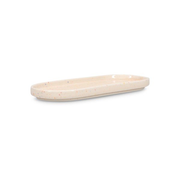 Bēšs servēšanas porcelāna šķīvis Fika – ONA-image-2