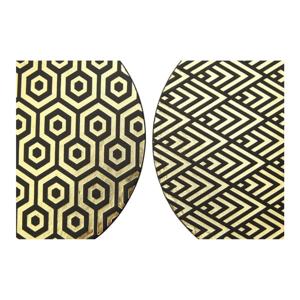 Galda paliktnis no ādas imitācijas/kartona (4 gab.) ø 25 cm Geome – Premier Housewares-image-4