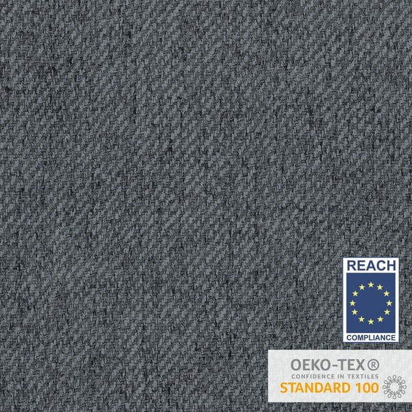 Pelēka atsperu gulta ar veļas kasti 140x200 cm Imagine – Maison de Rêve-image-1