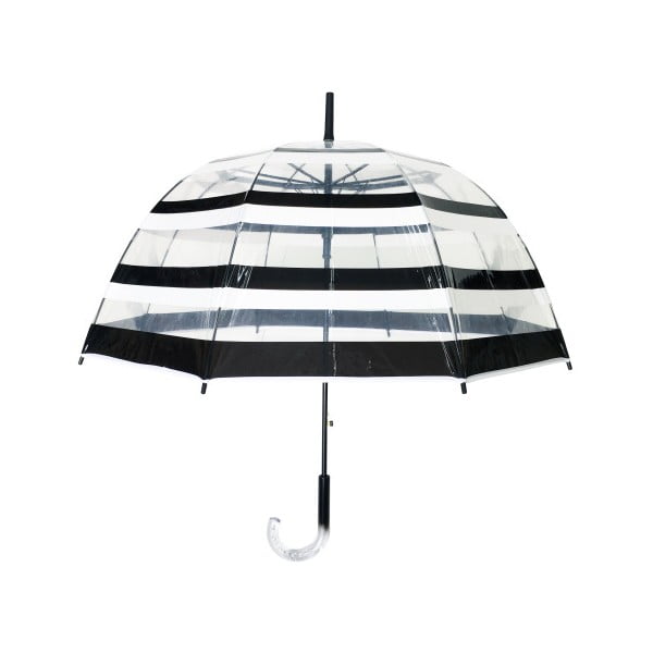 Ambiance Birdcage Stripes caurspīdīgs vēja necaurlaidīgs lietussargs, ⌀ 85 cm