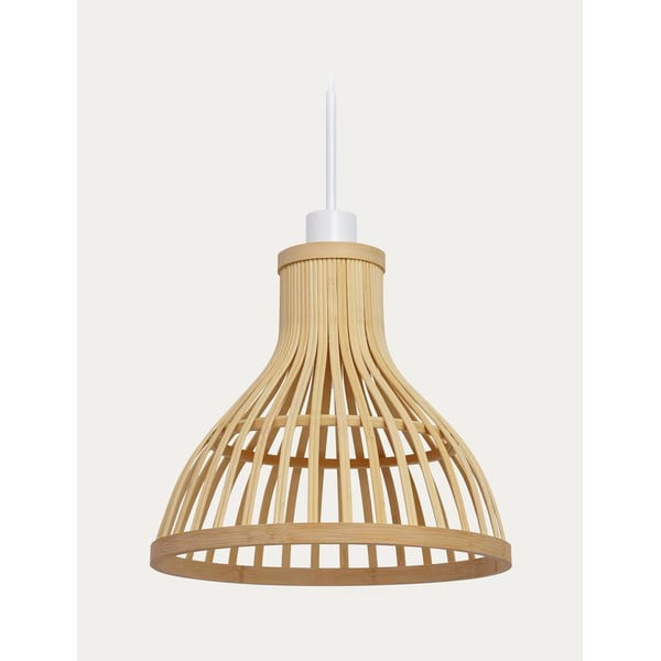 Dabīga toņa bambusa abažūrs ø 30 cm Nathaya – Kave Home-image-2