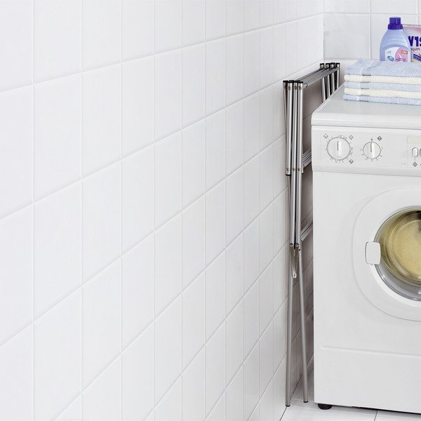 Spīdīgas sudraba krāsas veļas žāvētājs 8 m – Wenko-image-2