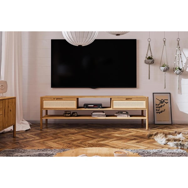 Ozolkoka TV galdiņš 204x64 cm Pola – The Beds-image-1