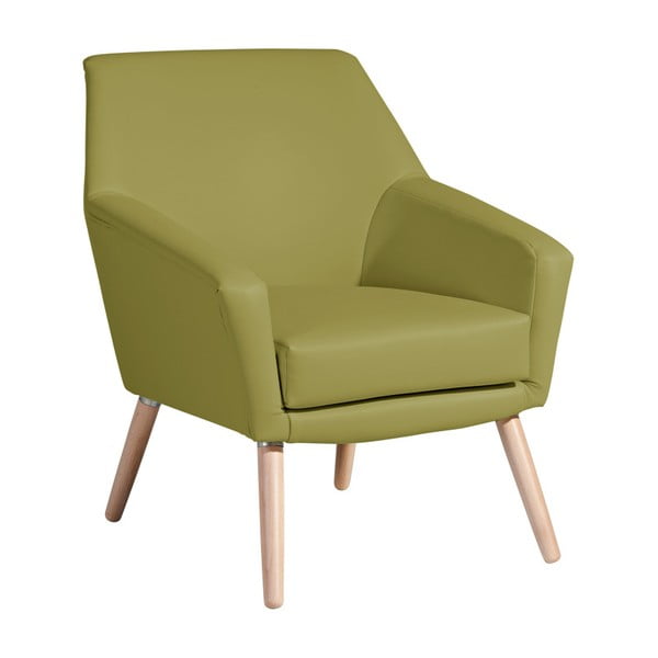 Zaļš mākslīgās ādas krēsls Max Winzer Alegro