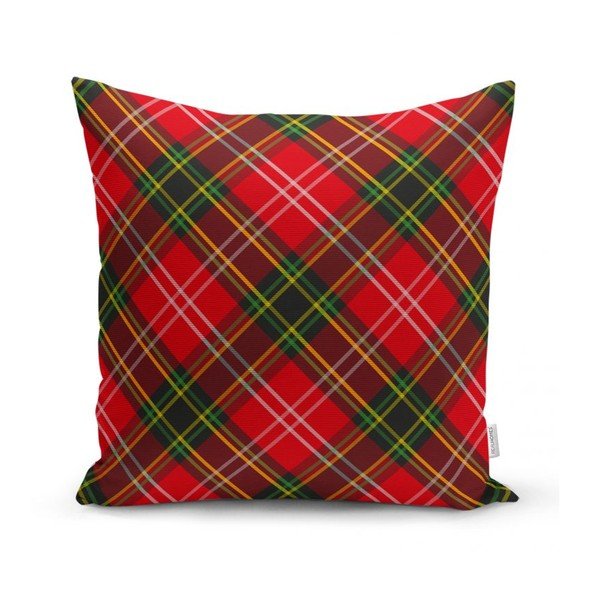 Komplekts no 4 Ziemassvētku spilvendrānām un galda skrējēja Minimālistiski spilvenu pārvalki Nordic Knit-image-1