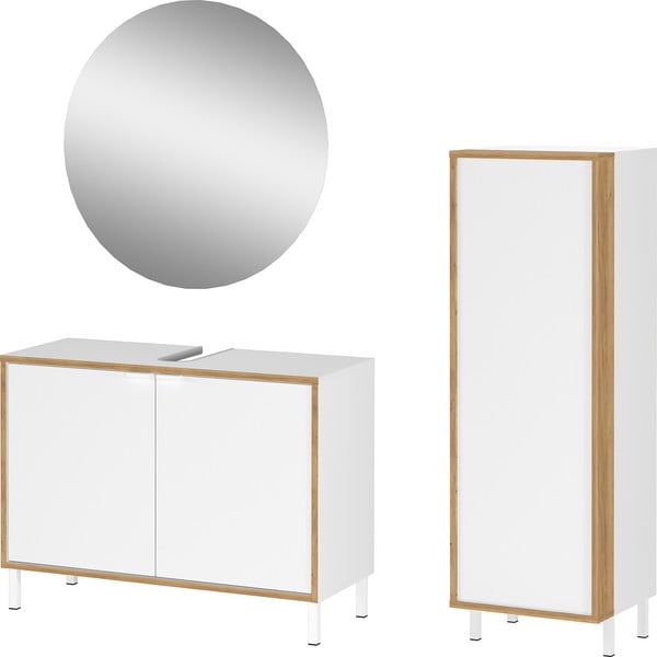 Balts vannasistabas komplekts Topeka – Germania