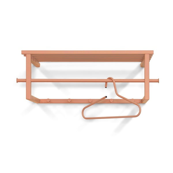 Lašrozā metāla sienas pakaramais ar plauktu 76 cm Marco – Spinder Design-image-4