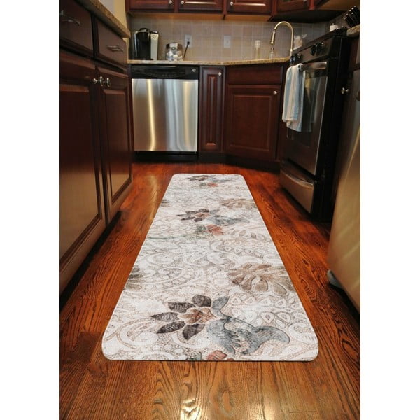 Bēšs mazgājams celiņa paklājs 58x240 cm Vintage Garden – Oyo Concept-image-3