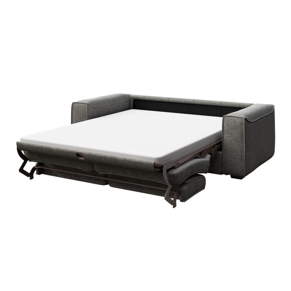 Pelēks izvelkamais dīvāns MESONICA Munro, 224 cm-image-3