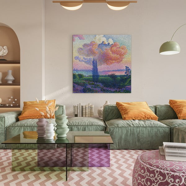 Glezna 80x80 cm The Pink Gold – Styler-image-1