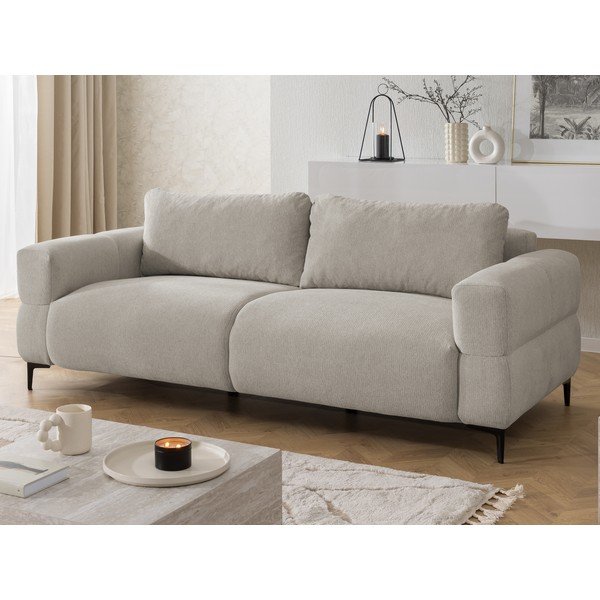 Bēšs dīvāns 217 cm Helio – Ropez-image-4