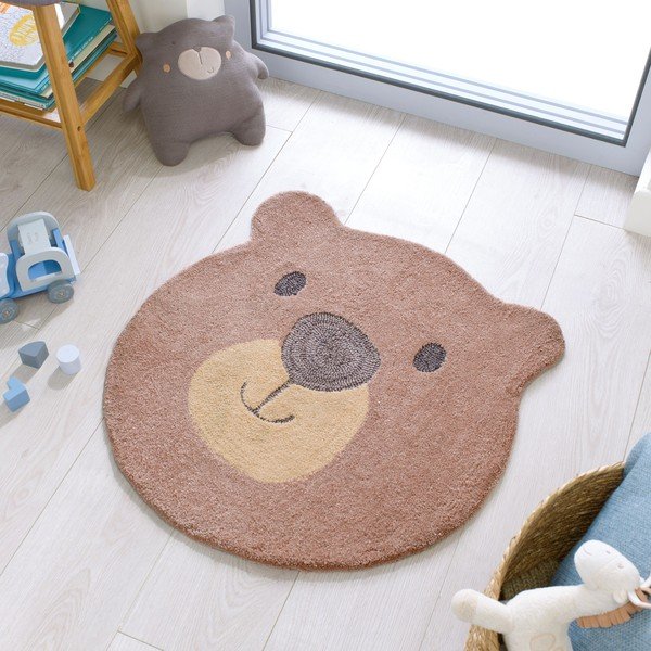 Bērnu paklājs Flair Rugs Bear Face, ø 70 cm-image-4