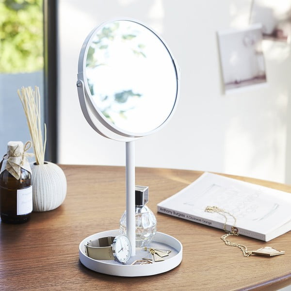 Kosmētikas spogulis ø 17,5 cm Tower – YAMAZAKI-image-1