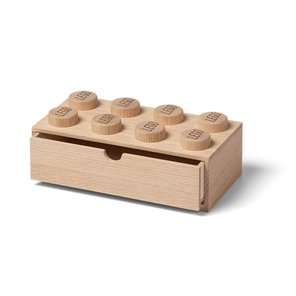Bērnu ozolkoka uzglabāšanas kaste LEGO® Wood