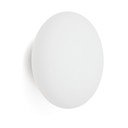 Balta/melna sienas lampa ø 26 cm Bamila – Kave Home