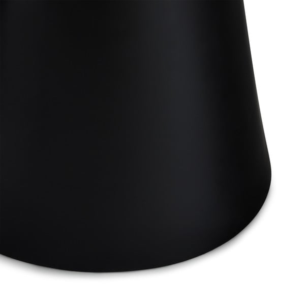 Melns/tumši pelēks žurnālgaldiņš ar marmora imitācijas galda virsmu ø 60 cm Tango – Furnhouse-image-2