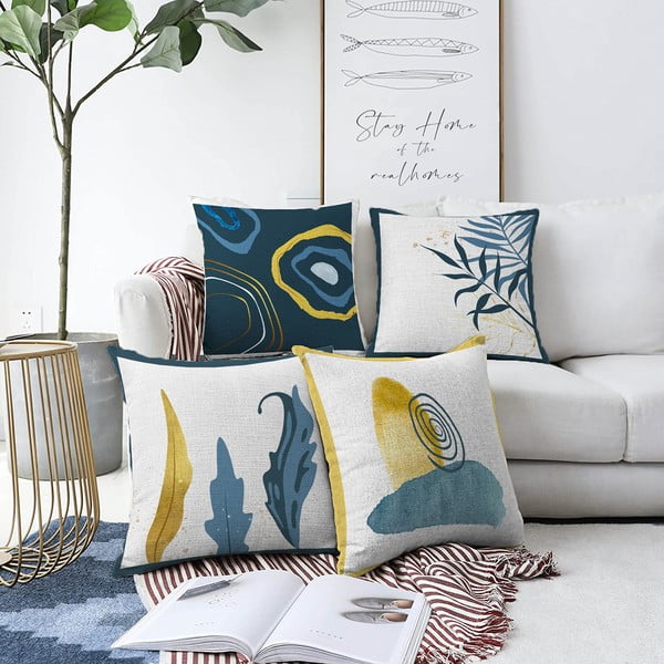 Spilvendrānas (4 gab.) 43x43 cm – Mila Home-image-1