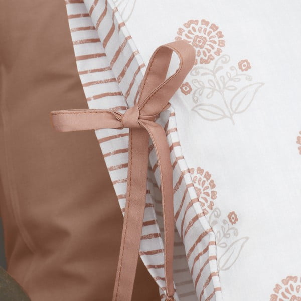 Balta divguļamā gultas veļa 200x200 cm Woodblock Floral – Pineapple Elephant-image-4