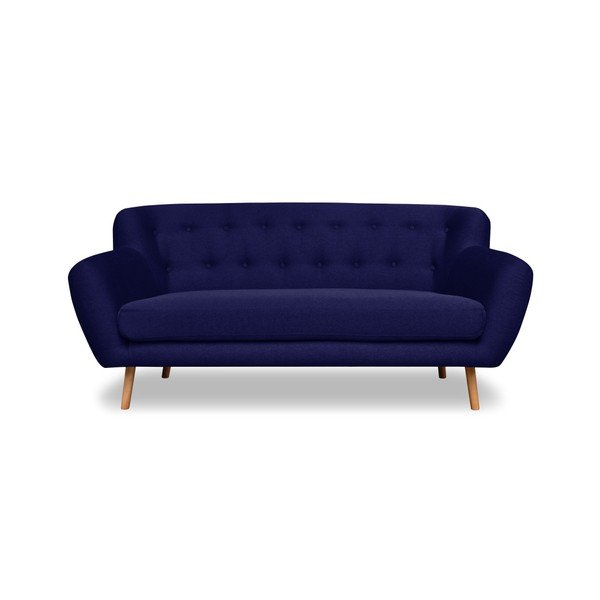 2 zilu divvietīgu un trīsvietīgu dīvānu komplekts Cosmopolitan design London-image-4