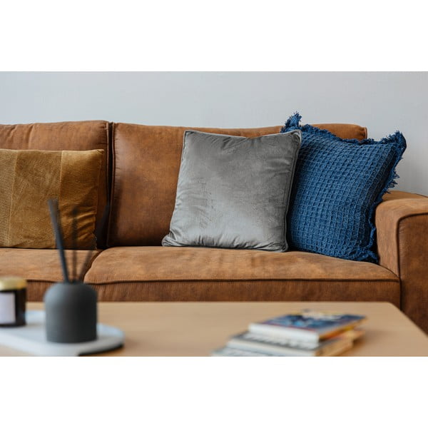 Konjakbrūns stūra dīvāns no ādas imitācijas (ar labo stūri) Copenhagen – Scandic-image-1