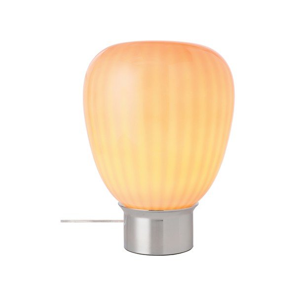Rozā/spīdīgas sudraba krāsas stikla galda lampa (augstums 34 cm) Balloon – Ellos Home-image-4
