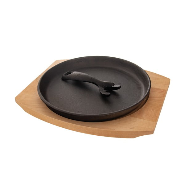 Grila čuguna panna ar noņemamu rokturi ø 22 cm LITINA – Orion-image-3