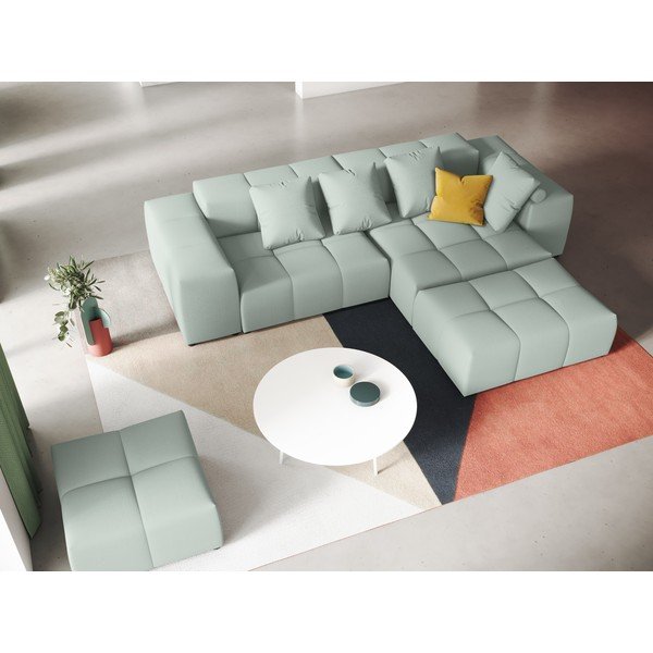 Zaļš stūra dīvāns (maināms stūris) Rome – Cosmopolitan Design -image-1