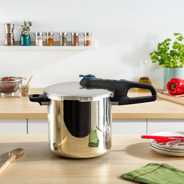 Nerūsējošā tērauda spiediena katls 8 l Secure Trendy – Tefal-image-2