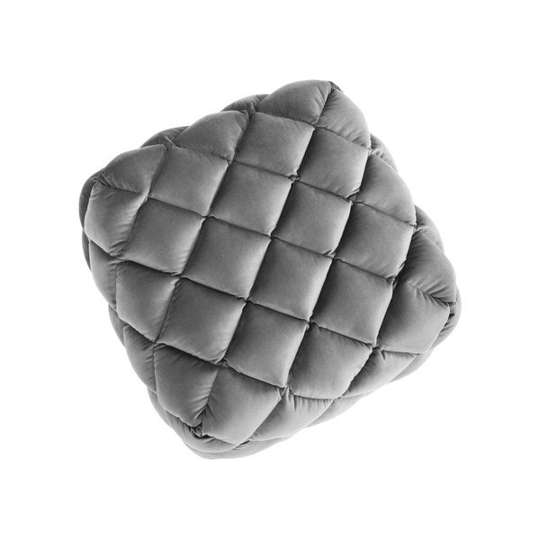 Gaiši pelēks samta pufs Flandrin – Interieurs 86-image-3