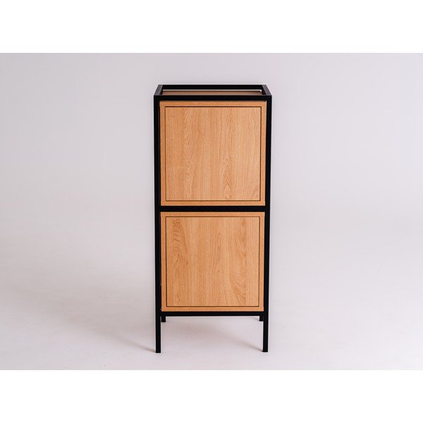 Melns ozolkoka imitācijas skapis 45x102 cm Skap – CustomForm-image-4