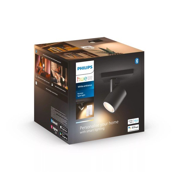 Viedā sienas lampa ar GU10 spuldžu ietveri, 5 W Runner – Philips Hue-image-3