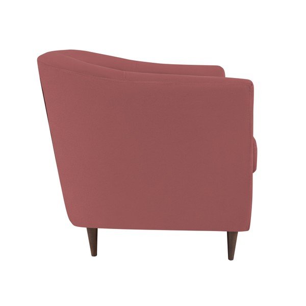 Rozā un sarkans dīvāns Kooko Home Love, 125 cm-image-4