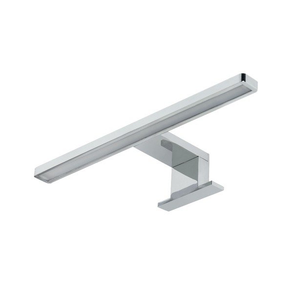 Sienas lampa sudraba krāsā ar LED gaismu SULION Curves-image-3