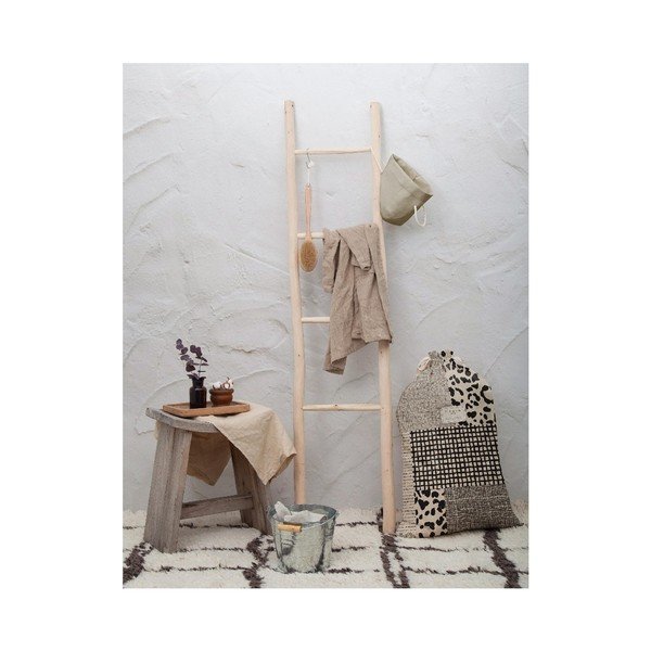 Lina veļas maiss Really Nice Things Leopard, augstums 75 cm-image-1