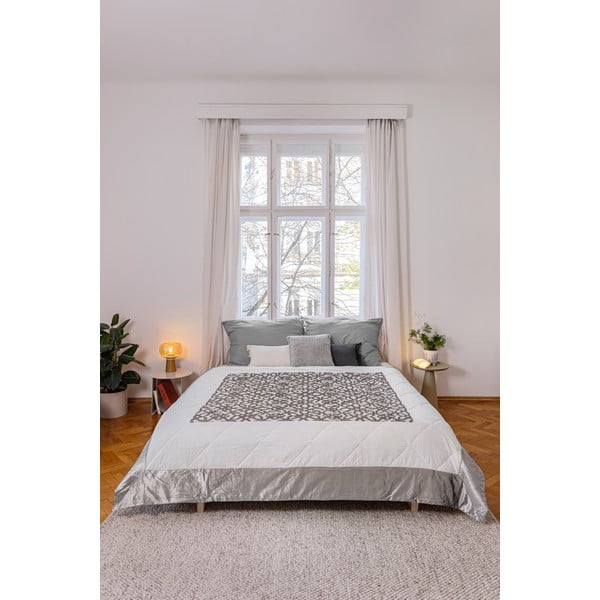 Samta stepēts gultas pārklājs 220x230 cm Lattice Cut – Catherine Lansfield-image-4