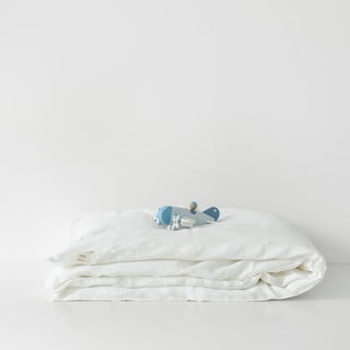 Balta lina gultasveļa bērniem Linen Tales Nature, 70 x 100 cm
