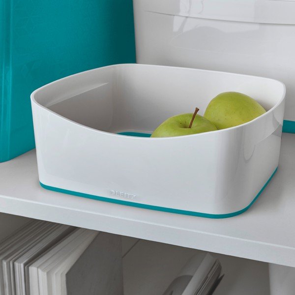 Balta un tirkīza galda kaste Leitz MyBox, garums 24,5 cm-image-3