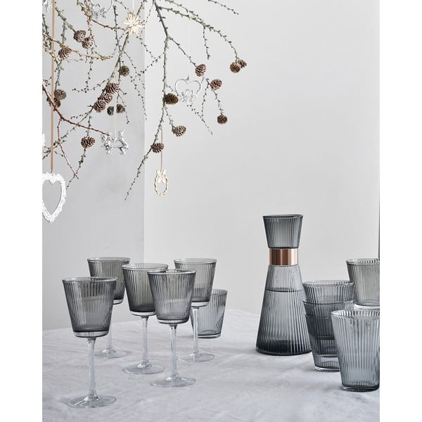 Pelēka stikla karafe 1 l Grand Cru Nouveau – Rosendahl-image-2