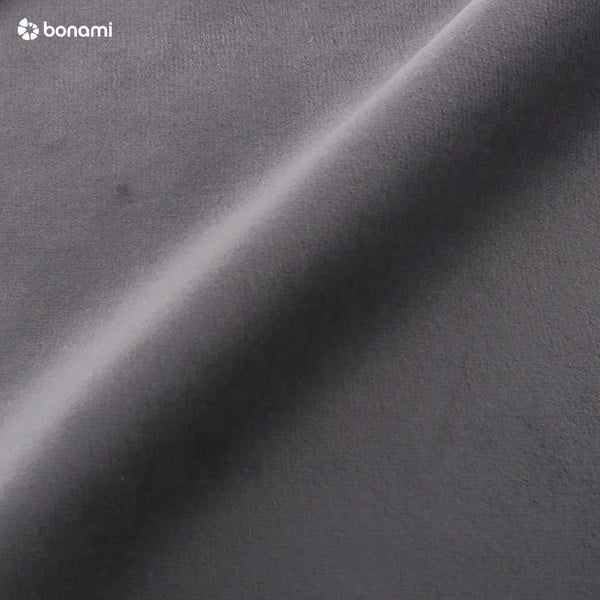 Tumši pelēka polsterēta divvietīga gulta ar veļas kasti un redelēm 140x200 cm Anani – Makamii-image-4