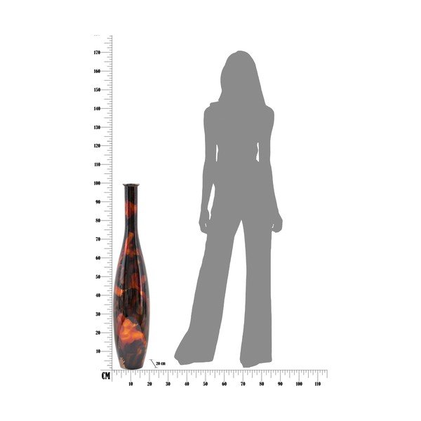 Brūna pārstrādāta stikla vāze Mauro Ferretti Ares, augstums 100 cm-image-4