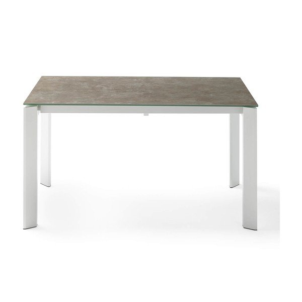 Brūni balts saliekamais pusdienu galds sømcasa Tamara, garums 160/240 cm-image-1