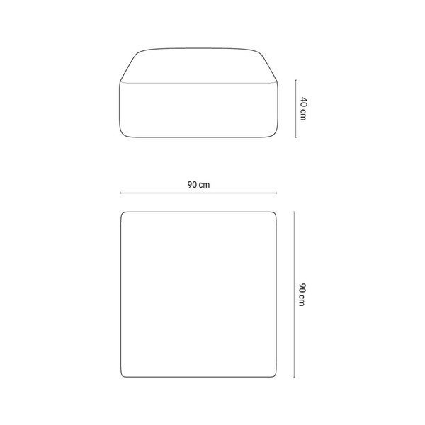 Gaiši brūns velveta kāju soliņš Campi – Cosmopolitan Design-image-3