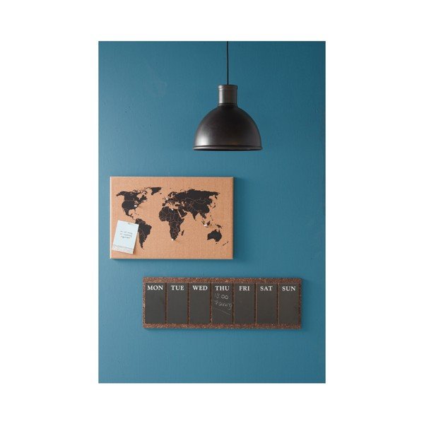 Sienas tāfele ar nedēļas plānotāju PT LIVING Cork, 78 x 25 cm-image-1