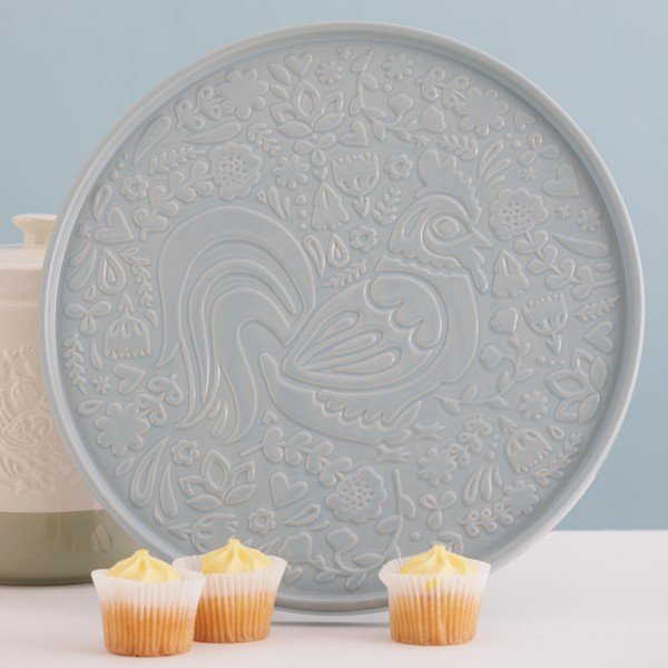 Dūmakaini zils servēšanas keramikas šķīvis ø 30 cm Home to Roost – Mason Cash-image-1