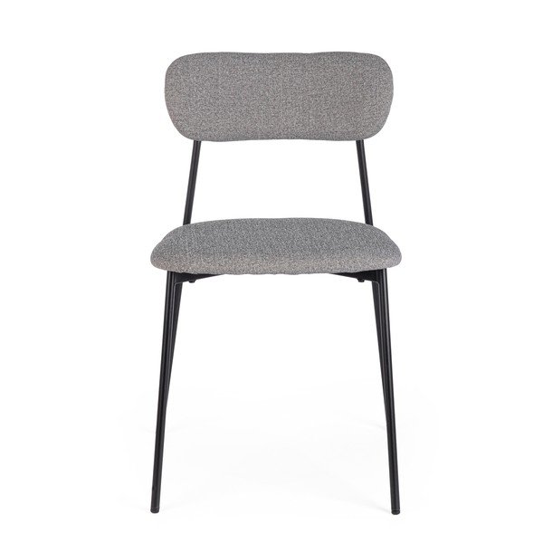 Pelēks polsterēts pusdienu krēsls Inka – Yes Everyday-image-2